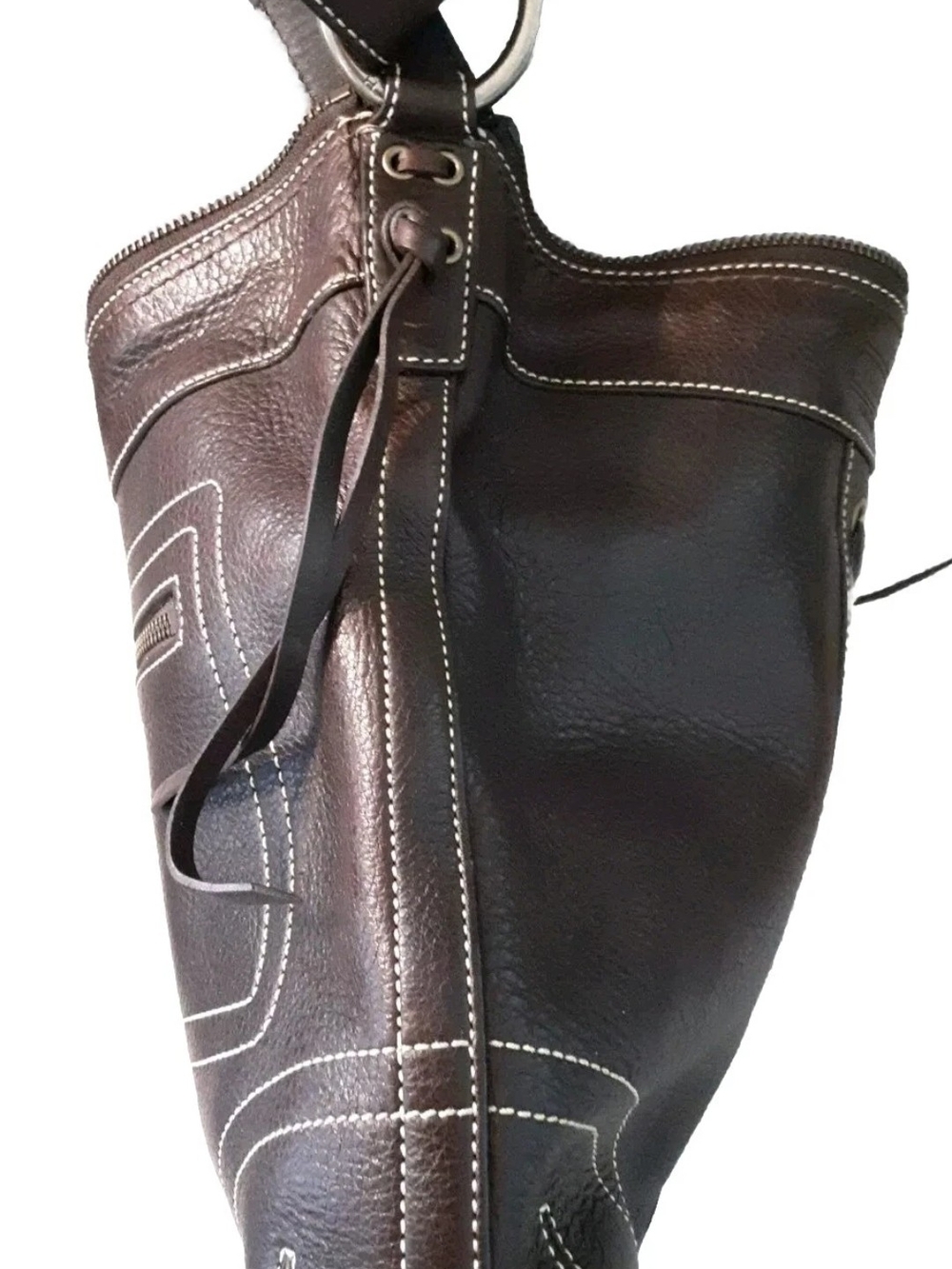 Coach Brown Leather Shoulder Bag - Picture 7 of 16